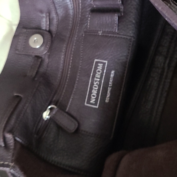 Nordstrom Leather Shoulder Handbag - Picture 4 of 4